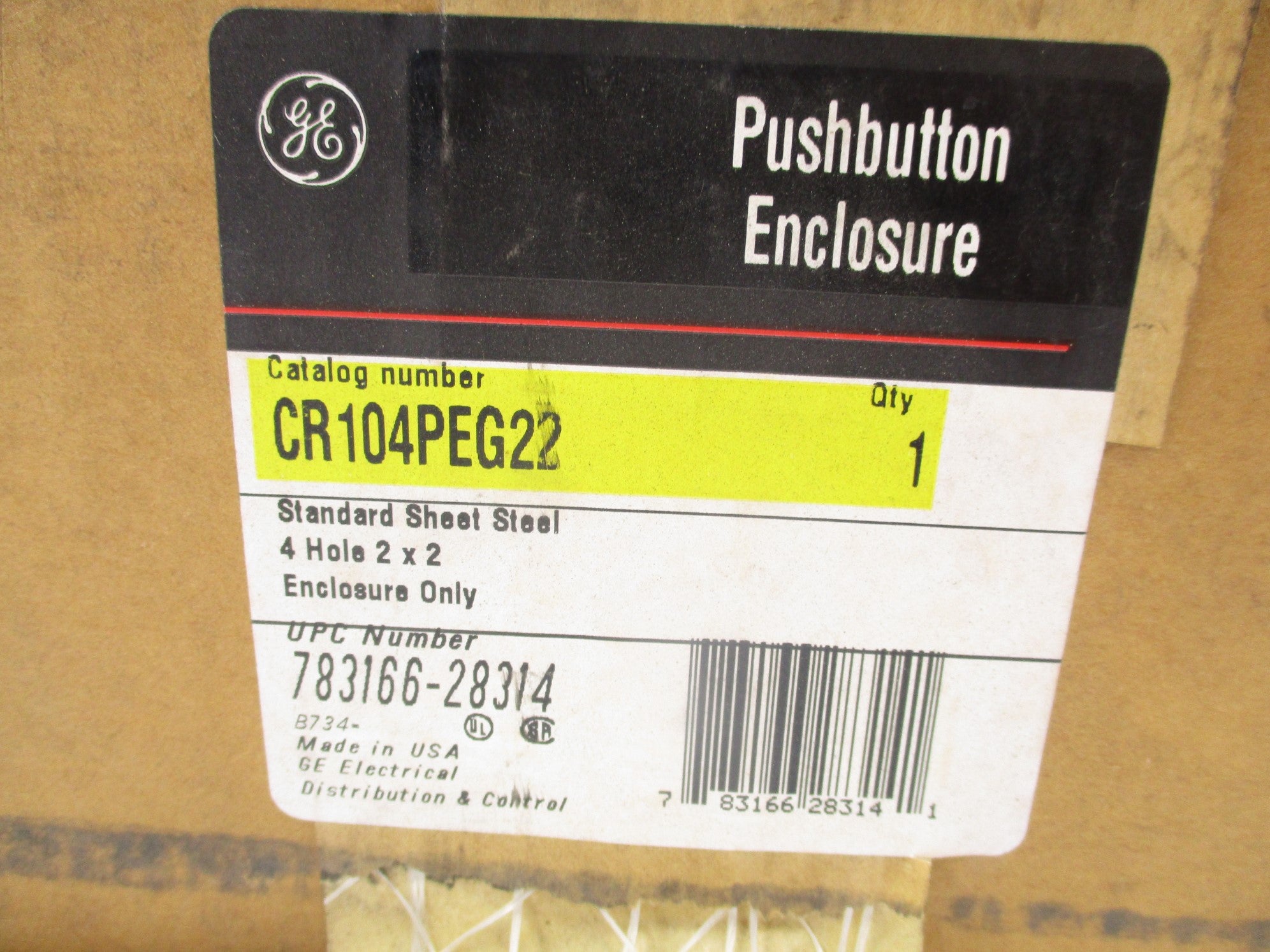 GENERAL ELECTRIC CR104PEG22 SER. A NSMP