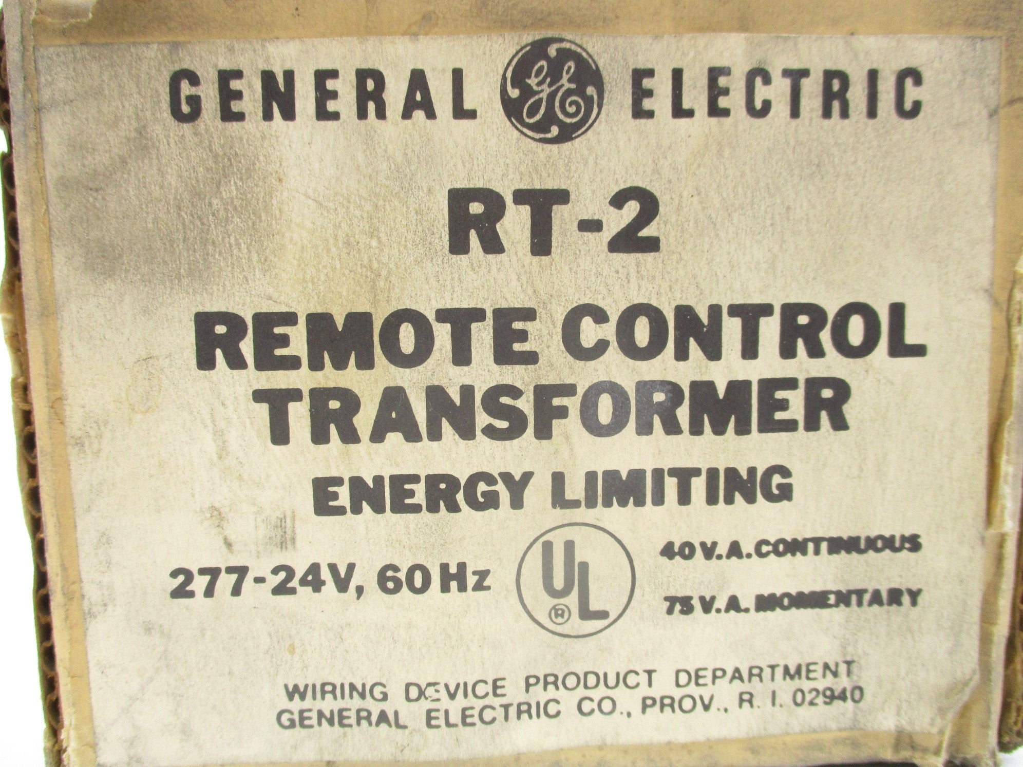 GENERAL ELECTRIC RT-2 NSMP
