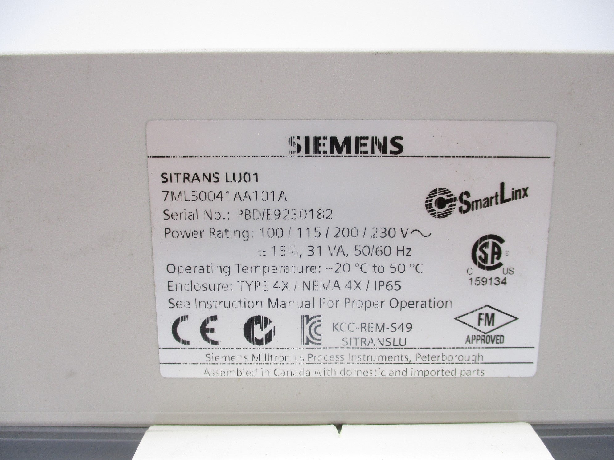 SIEMENS 7ML50041AA101A NSNP
