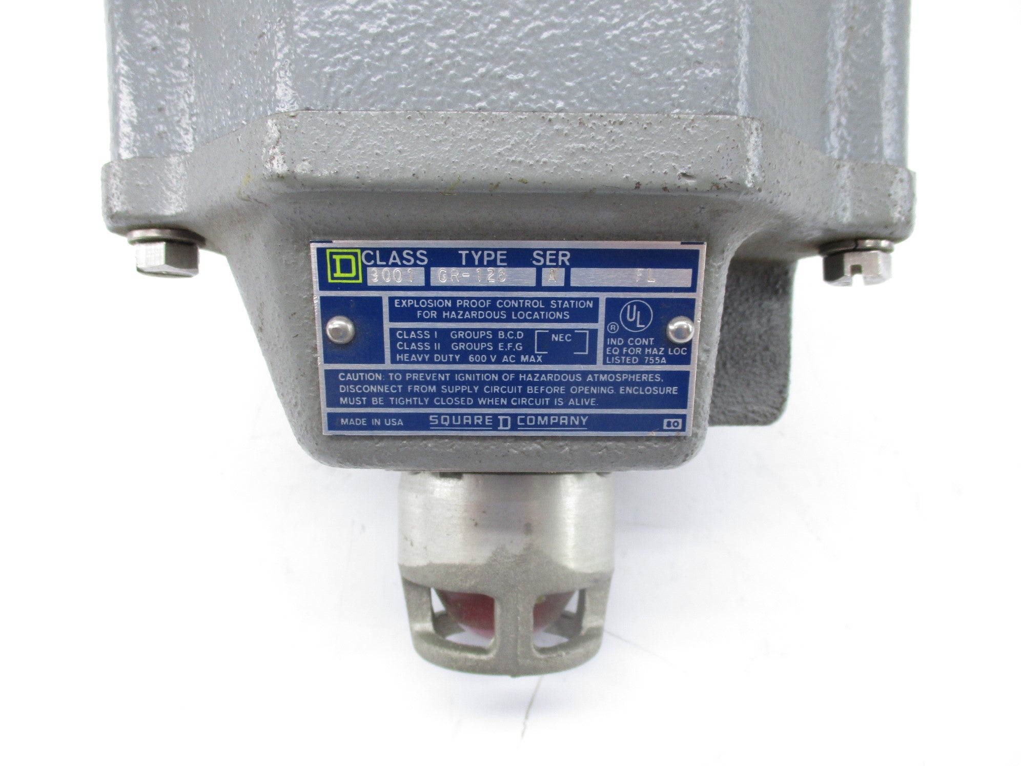 SQUARE D 9001GR-126 SER. A NSNP