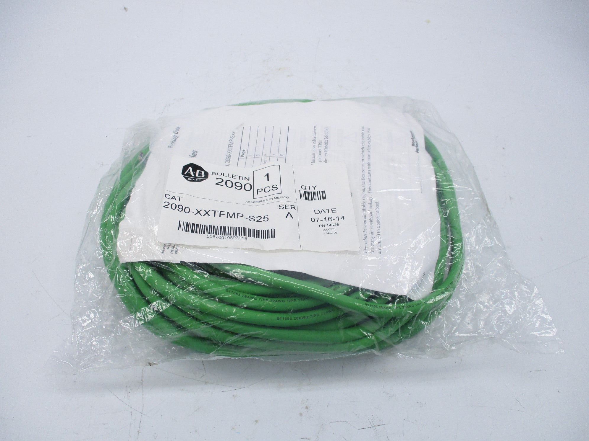 ALLEN BRADLEY 2090-XXTFMP-S25 SER. A NSMP