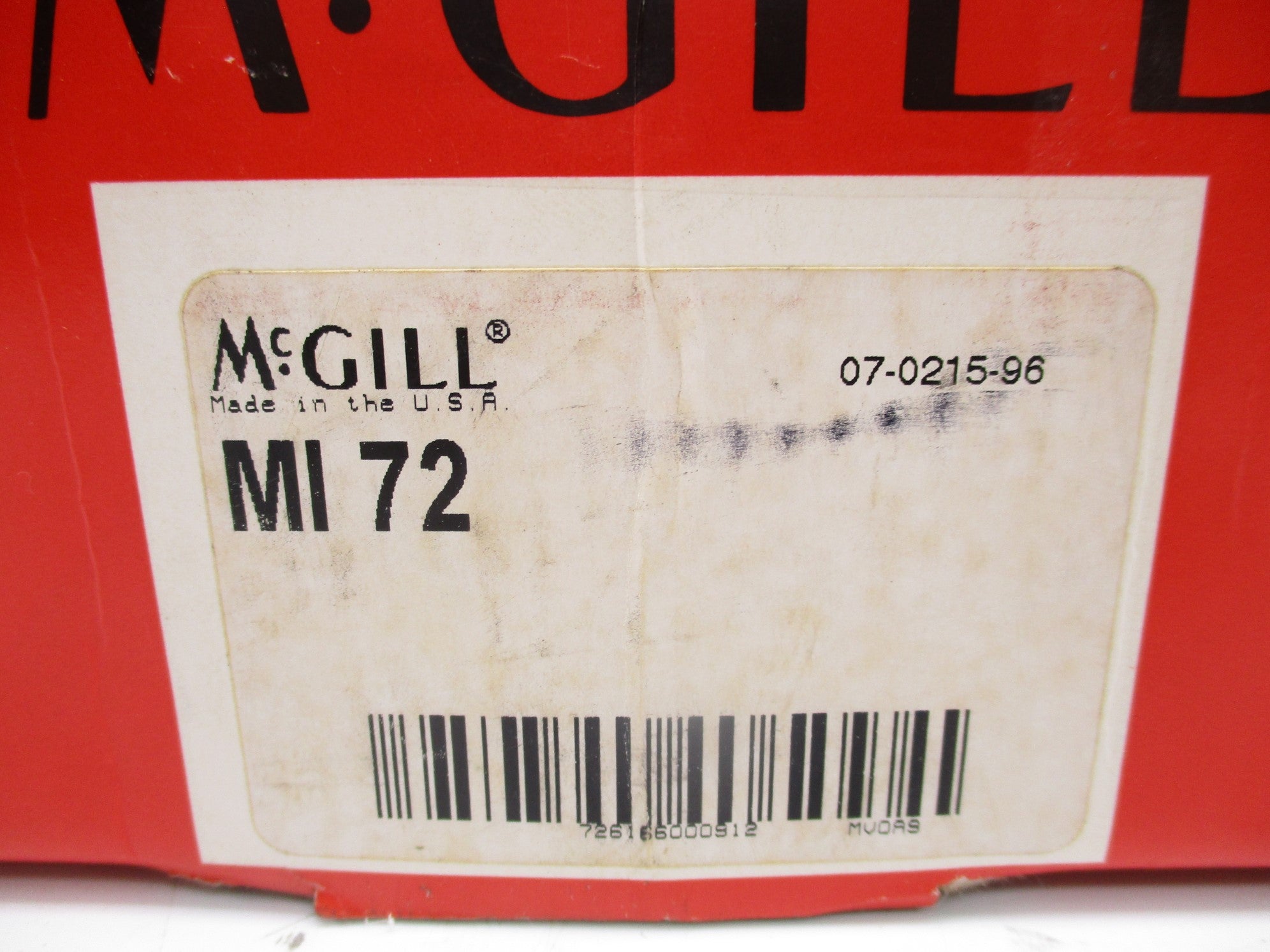 MCGILL MI72 NSMP