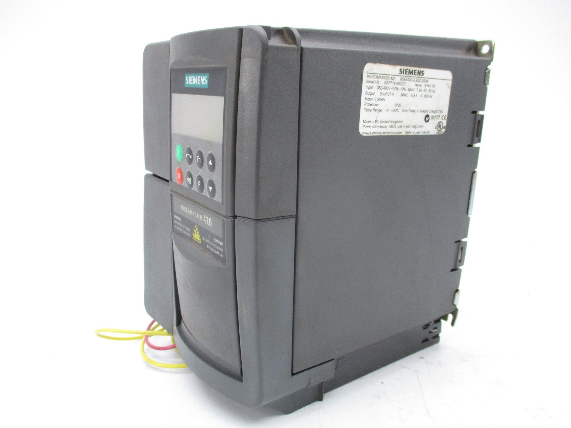 SIEMENS 6SE6420-2UD22-2BA0 NSNP