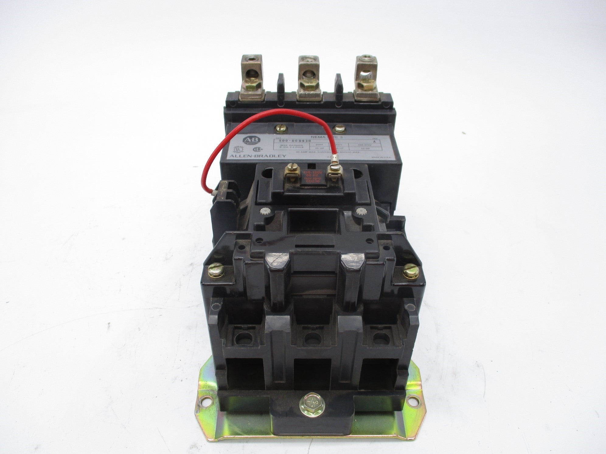 ALLEN BRADLEY 500-DOD930 SER. A 120V UNMP