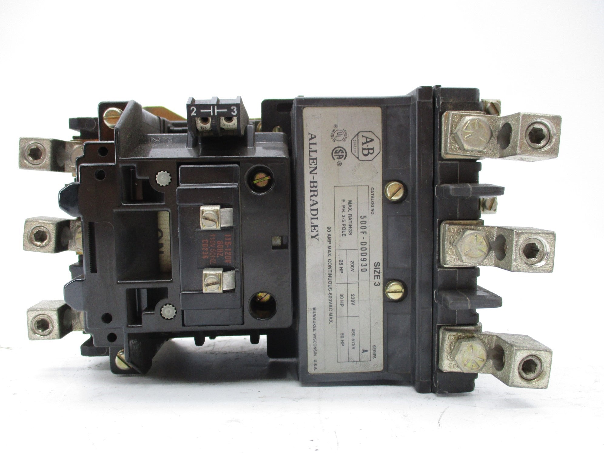 INDUSTRIAL SPARE PART 500F-DOD930 SER. A 120V UNMP