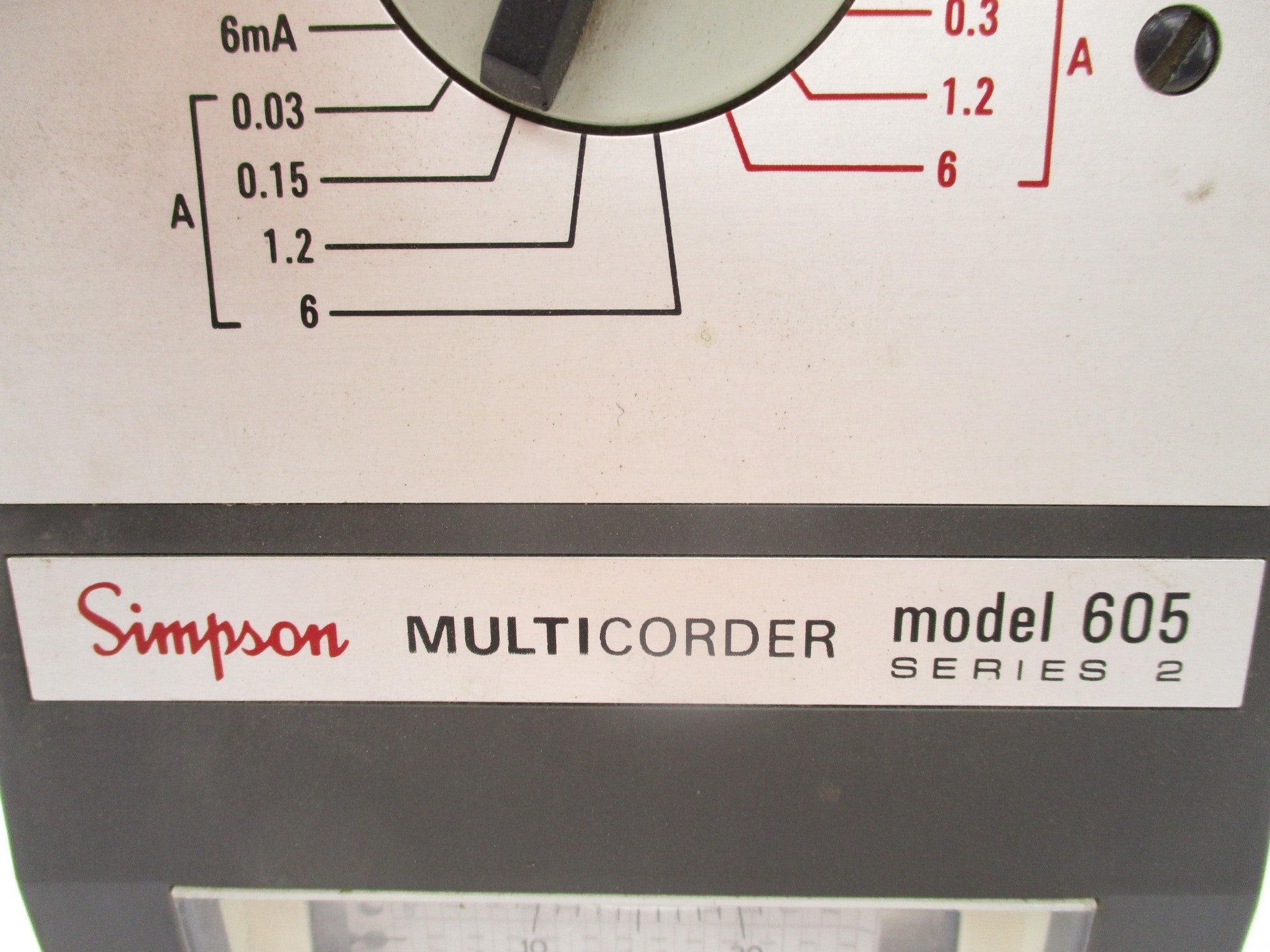 SIMPSON MODEL 605 SER. 2 UNMP