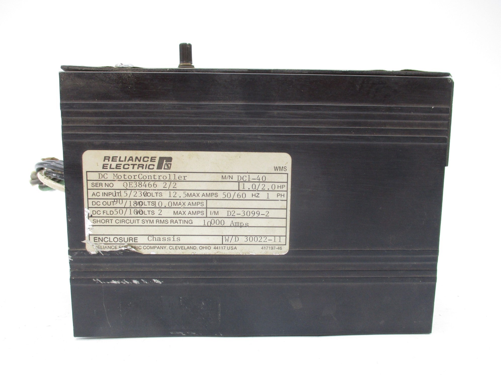 RELIANCE ELECTRIC DC1-40 UNMP