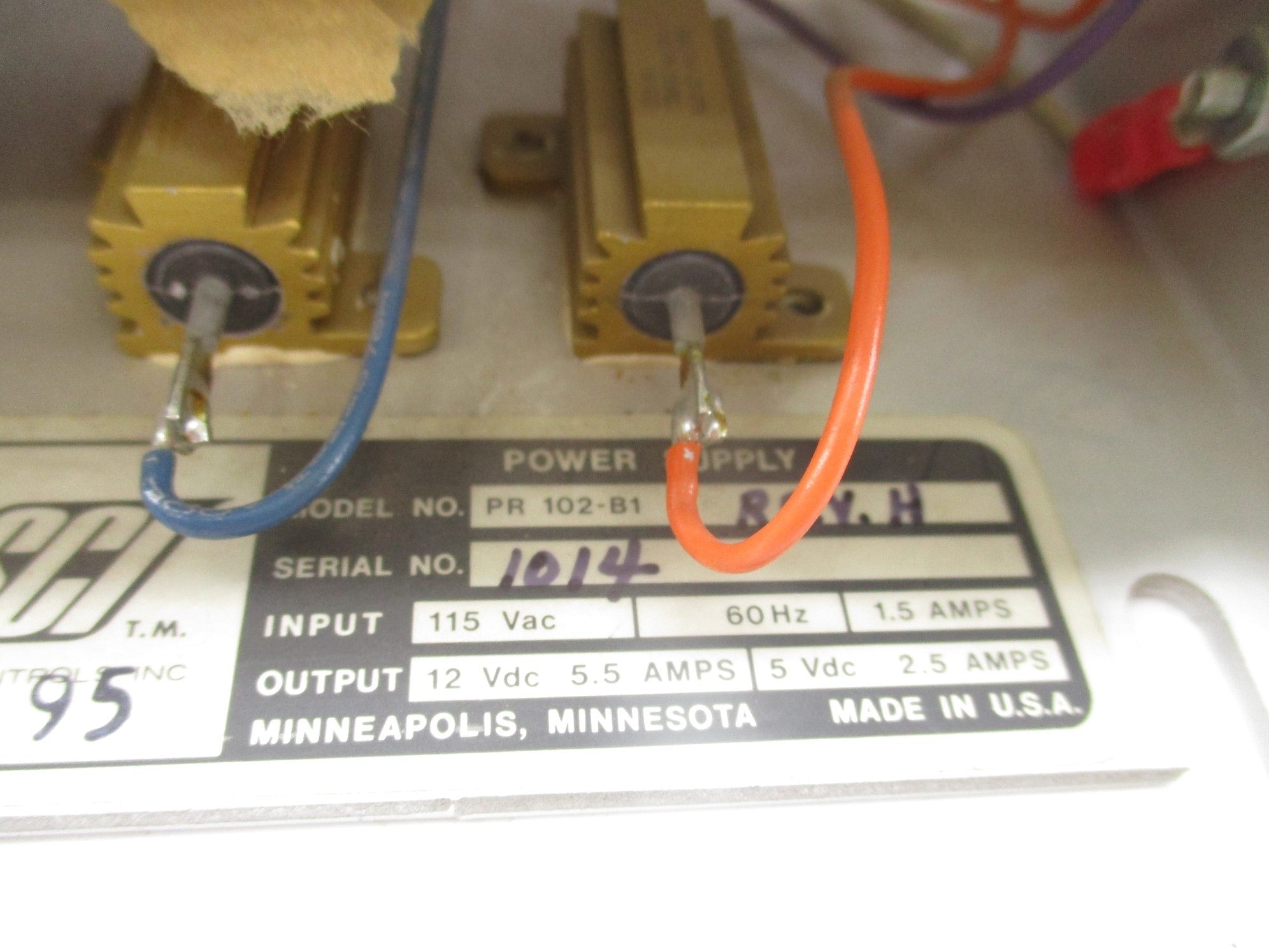 SCI CONTROLS PR102-B1 UNMP