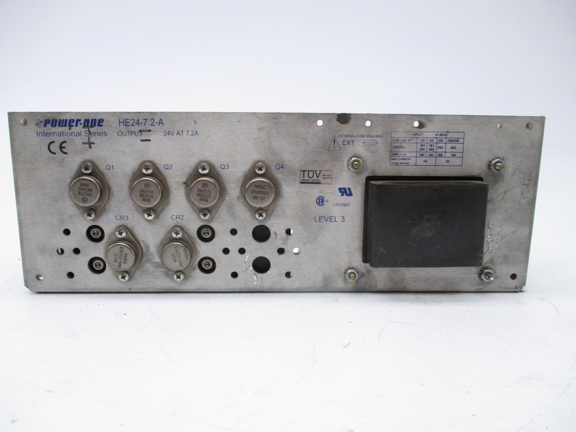 POWER-ONE HE24-7.2-A 240V 2A UNMP