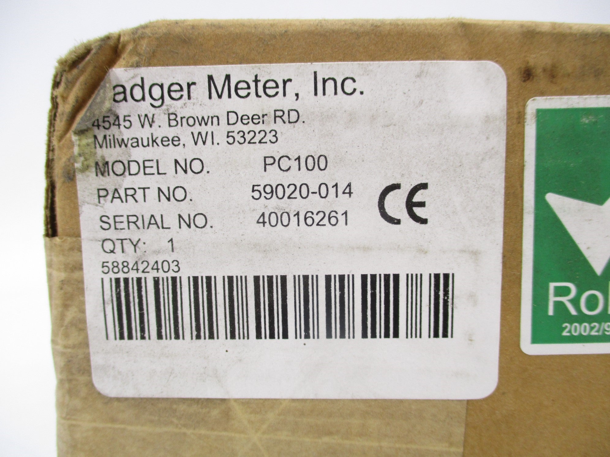 BADGER METER 59020-014 NSMP