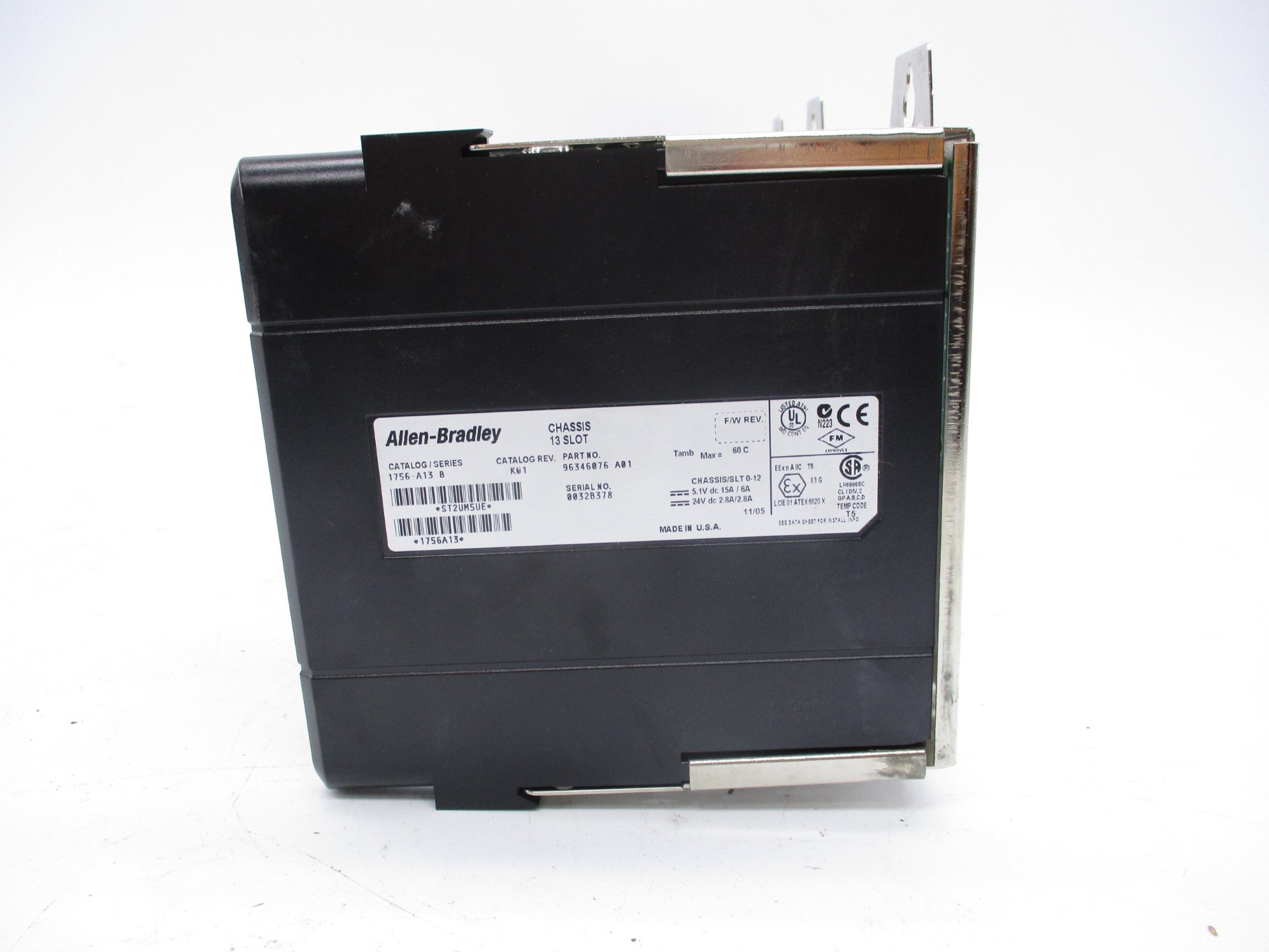 ALLEN BRADLEY 1756-A13 SER. B F/W K01 NSNP