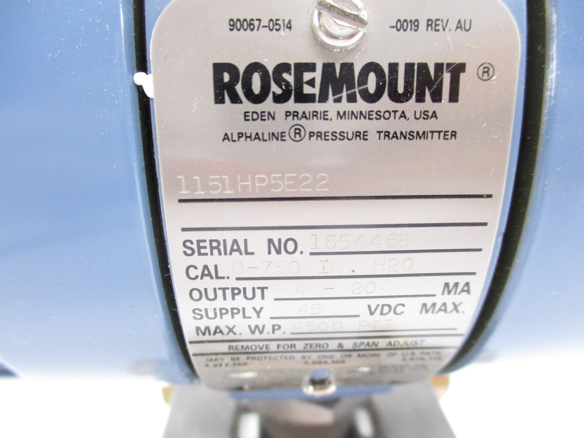 ROSEMOUNT 1151HP5E22 NSNP