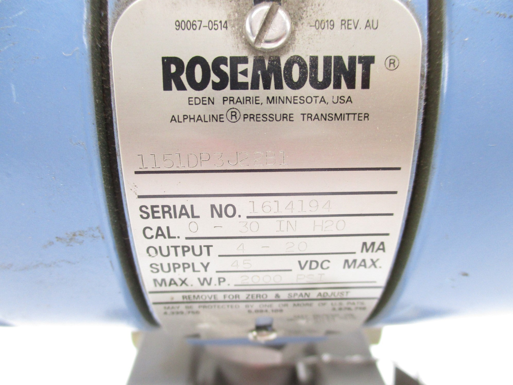 ROSEMOUNT 1151DP3J22B1 NSNP