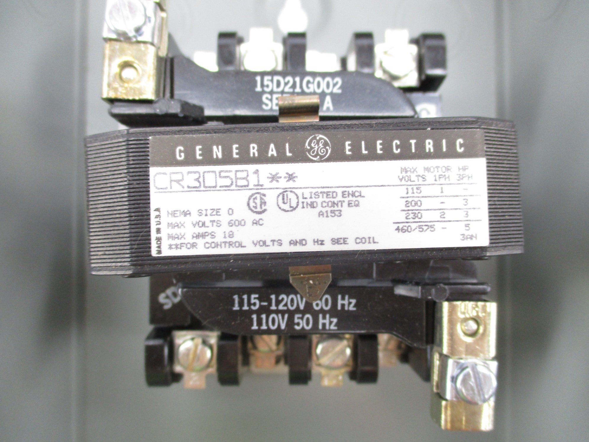 GENERAL ELECTRIC CR305B102 120V NSNP