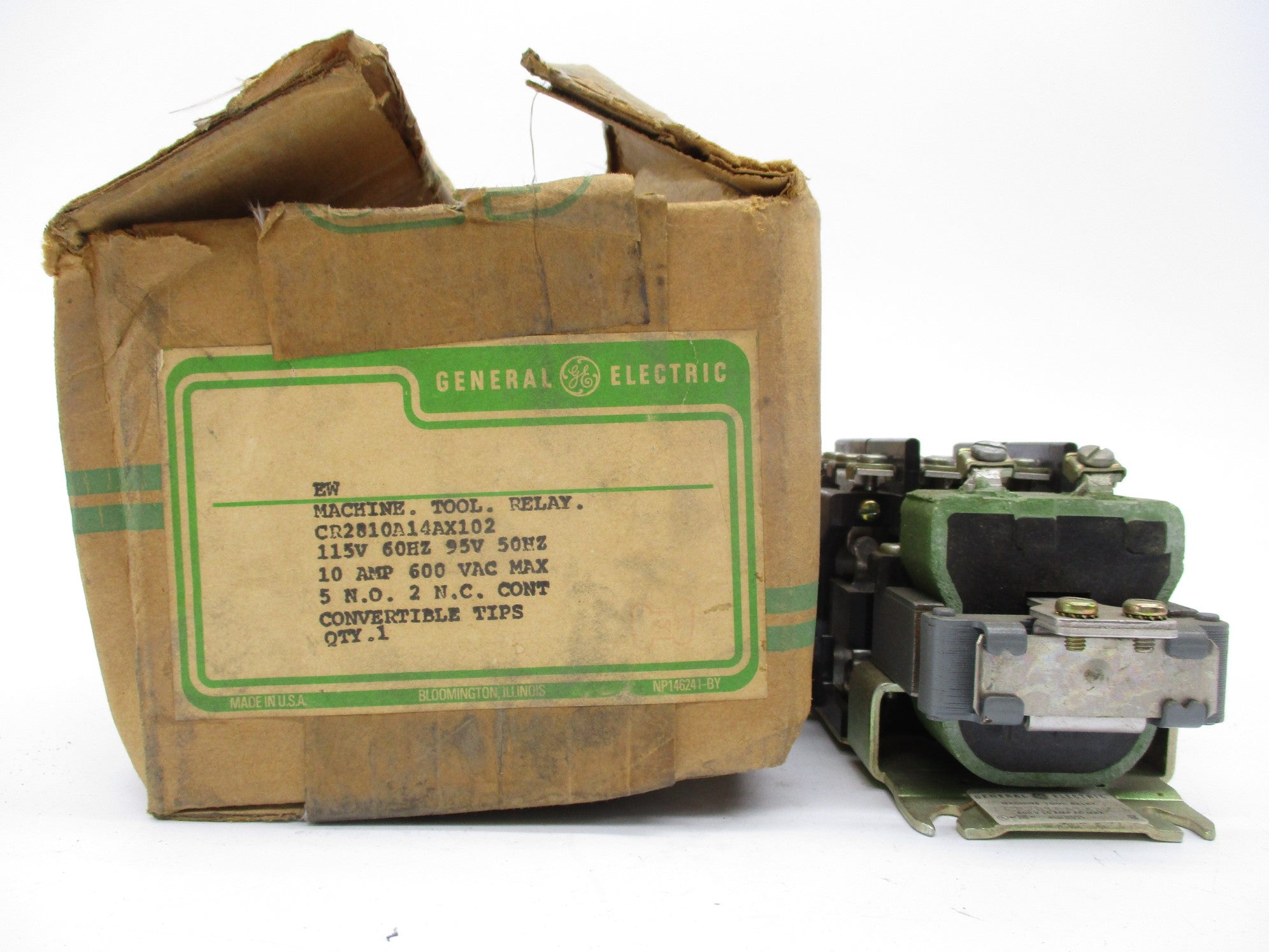 GENERAL ELECTRIC CR2810A14AX102 10A 115V NSMP