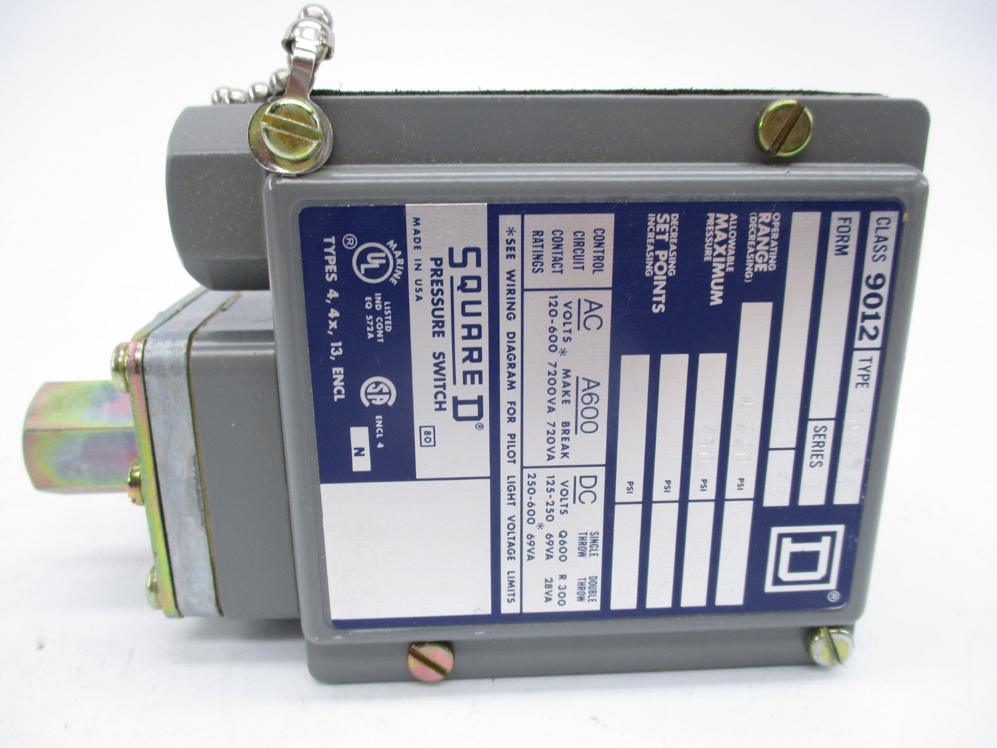 SQUARE D 9012GDW-36 SER. B NSMP