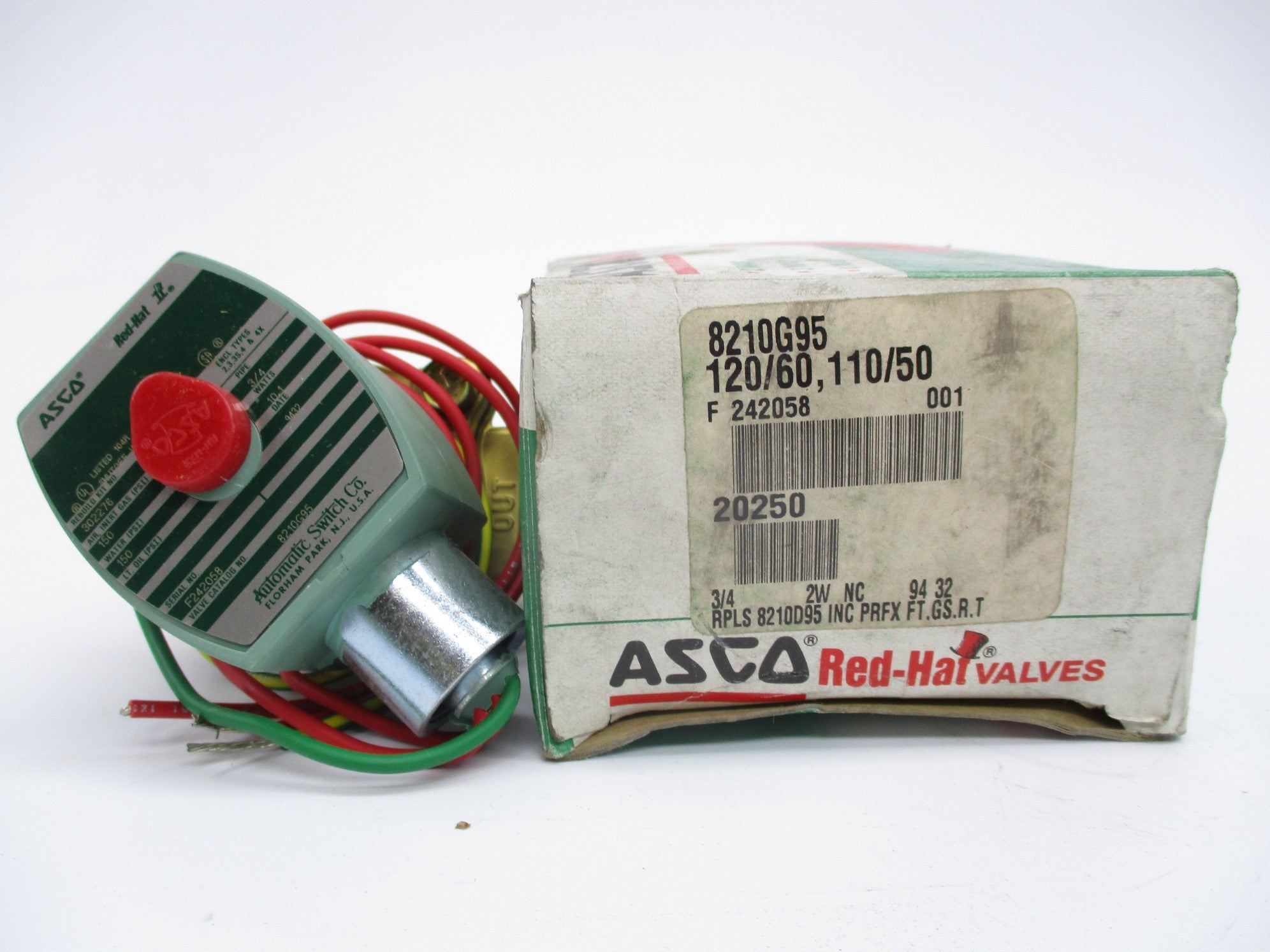 ASCO 8210G95 110/120V 150PSI 3/4" NSMP