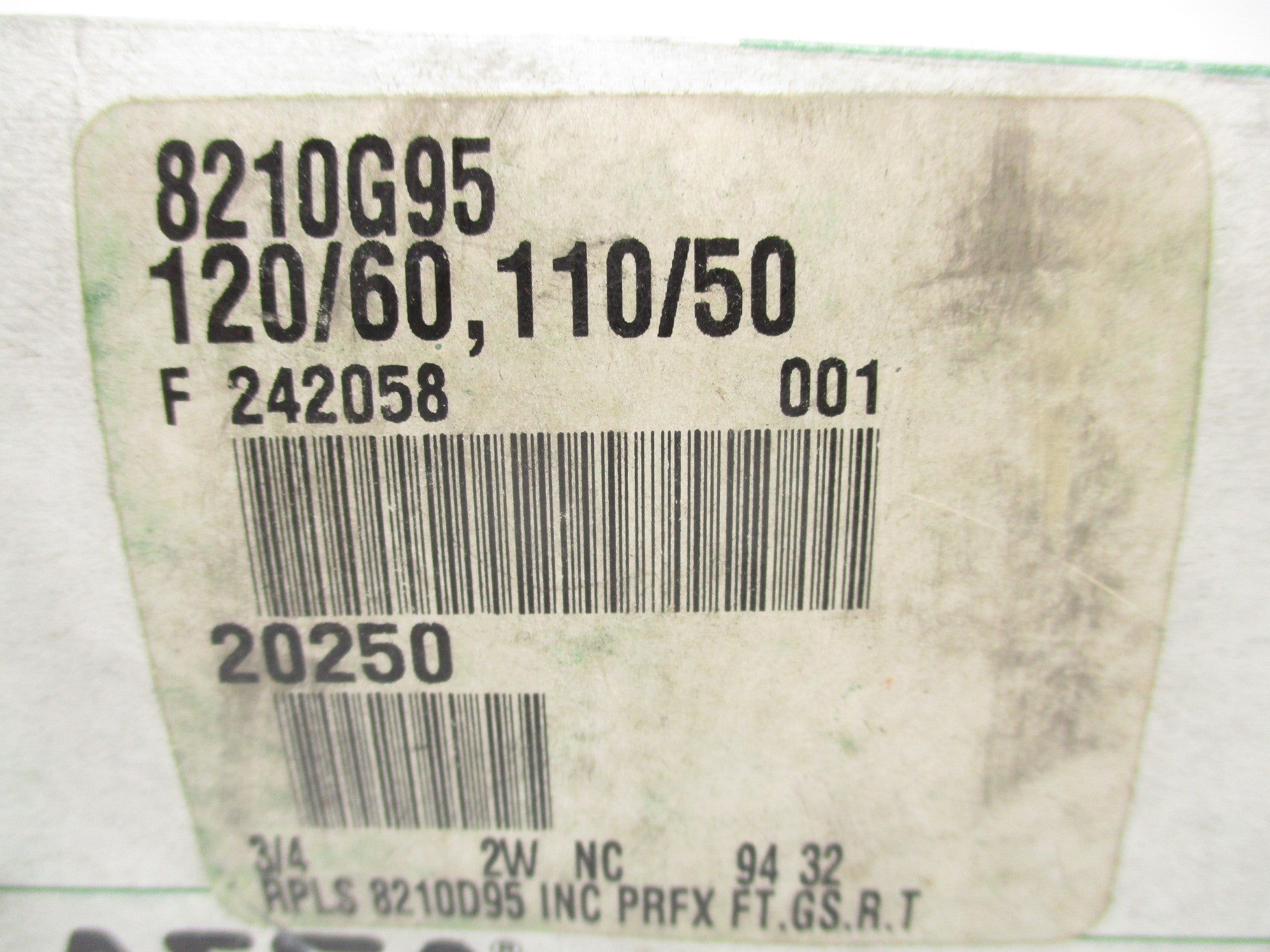 ASCO 8210G95 110/120V 150PSI 3/4" NSMP