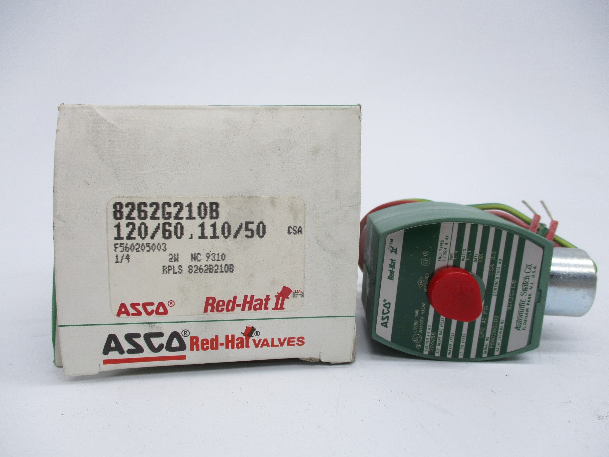 ASCO 8262G210B 120/60 110/50 NSMP