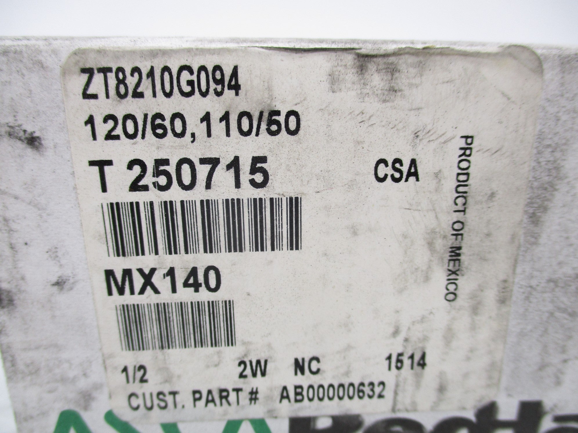 ASCO ZT8210G094 110/120V NSMP