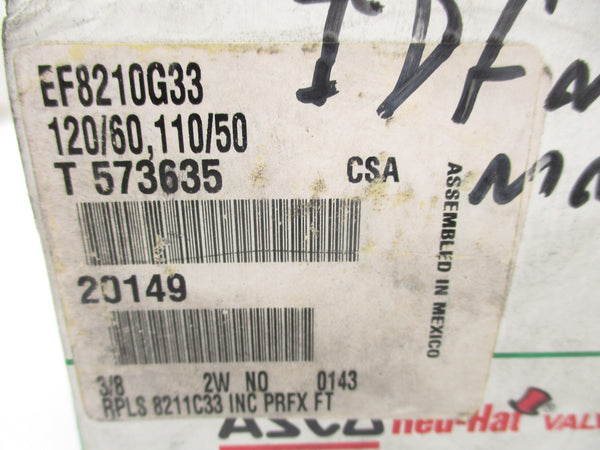 ASCO EF8210G33 110/120V NSMP