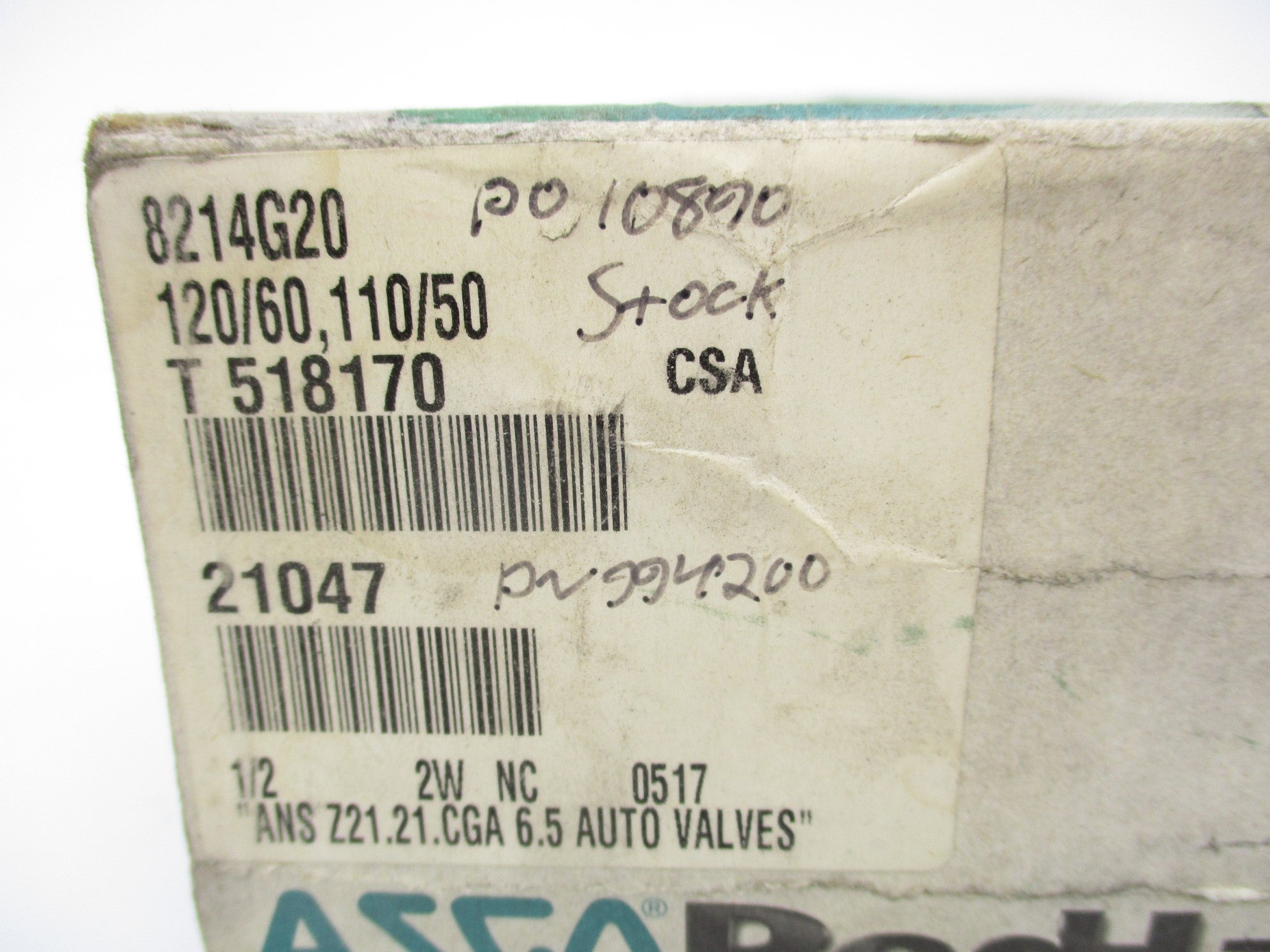 ASCO 8214G20 110/120V NSMP