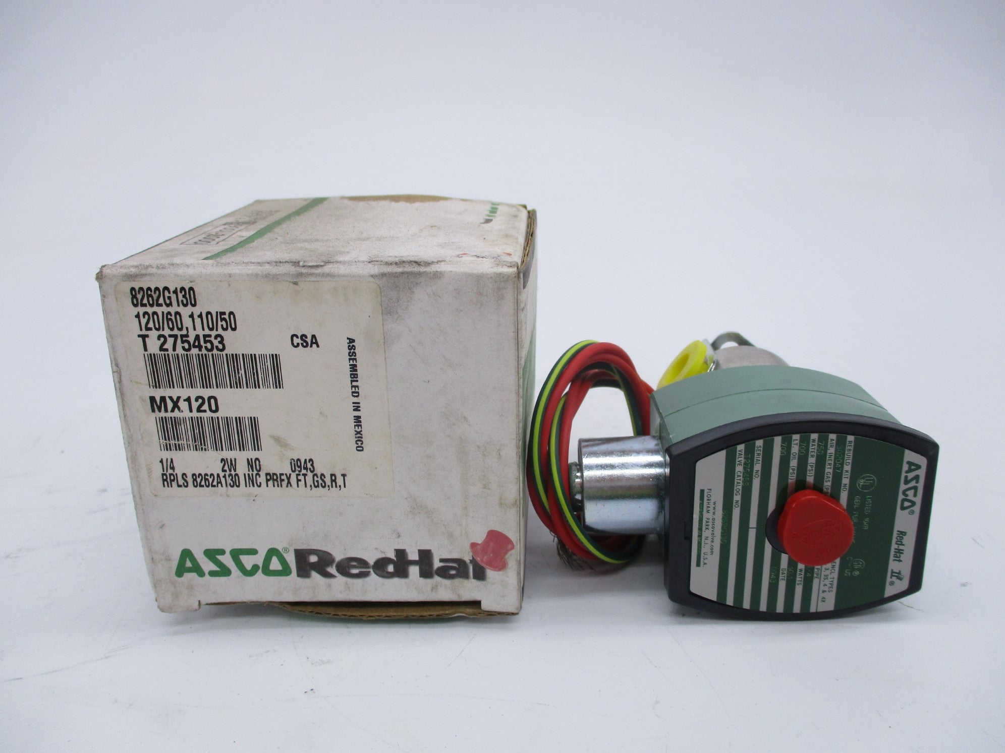 ASCO 8262G130 110/120V NSMP