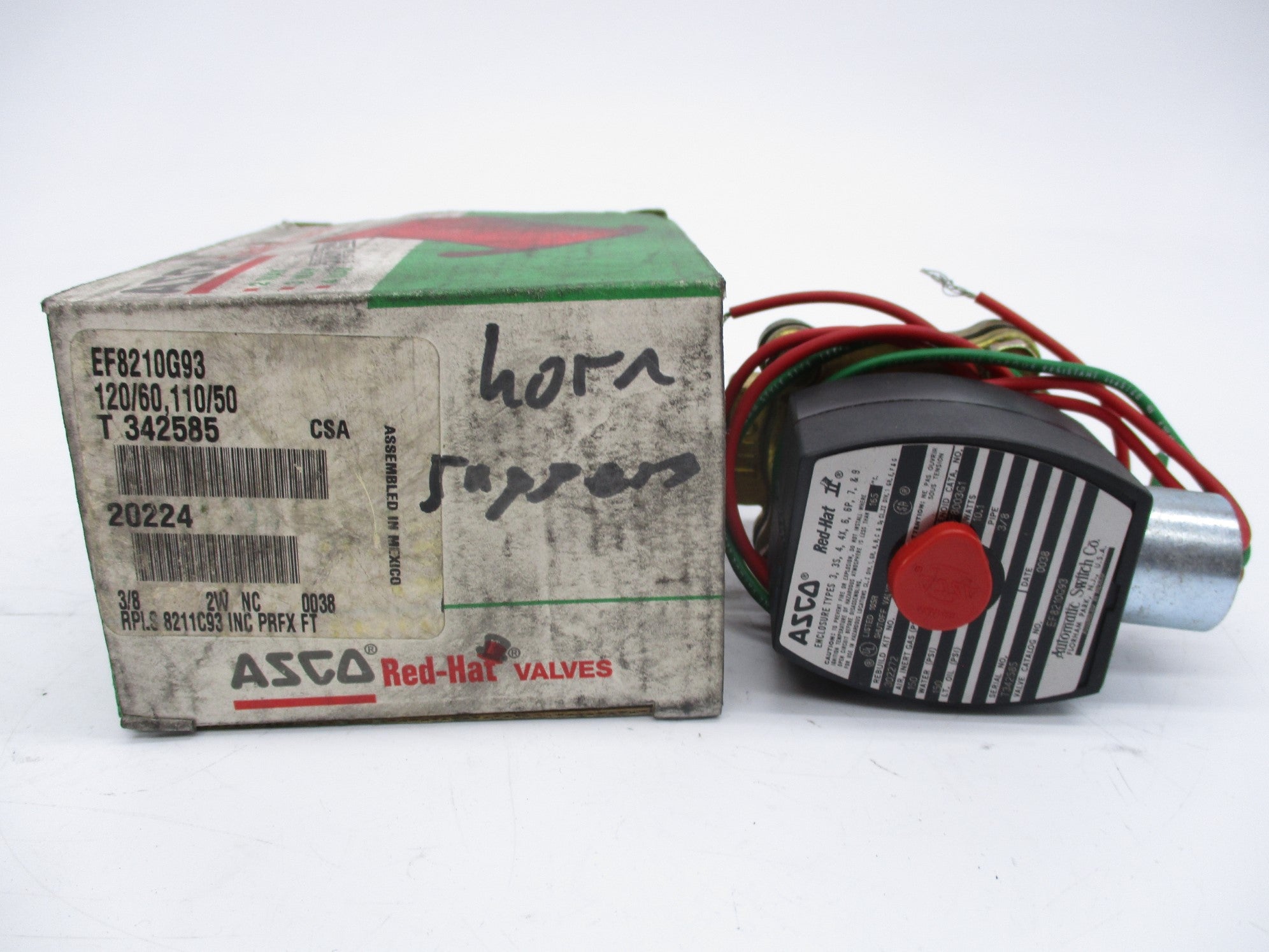 ASCO EF8210G93 110/120V 150PSI 3/8" NSMP