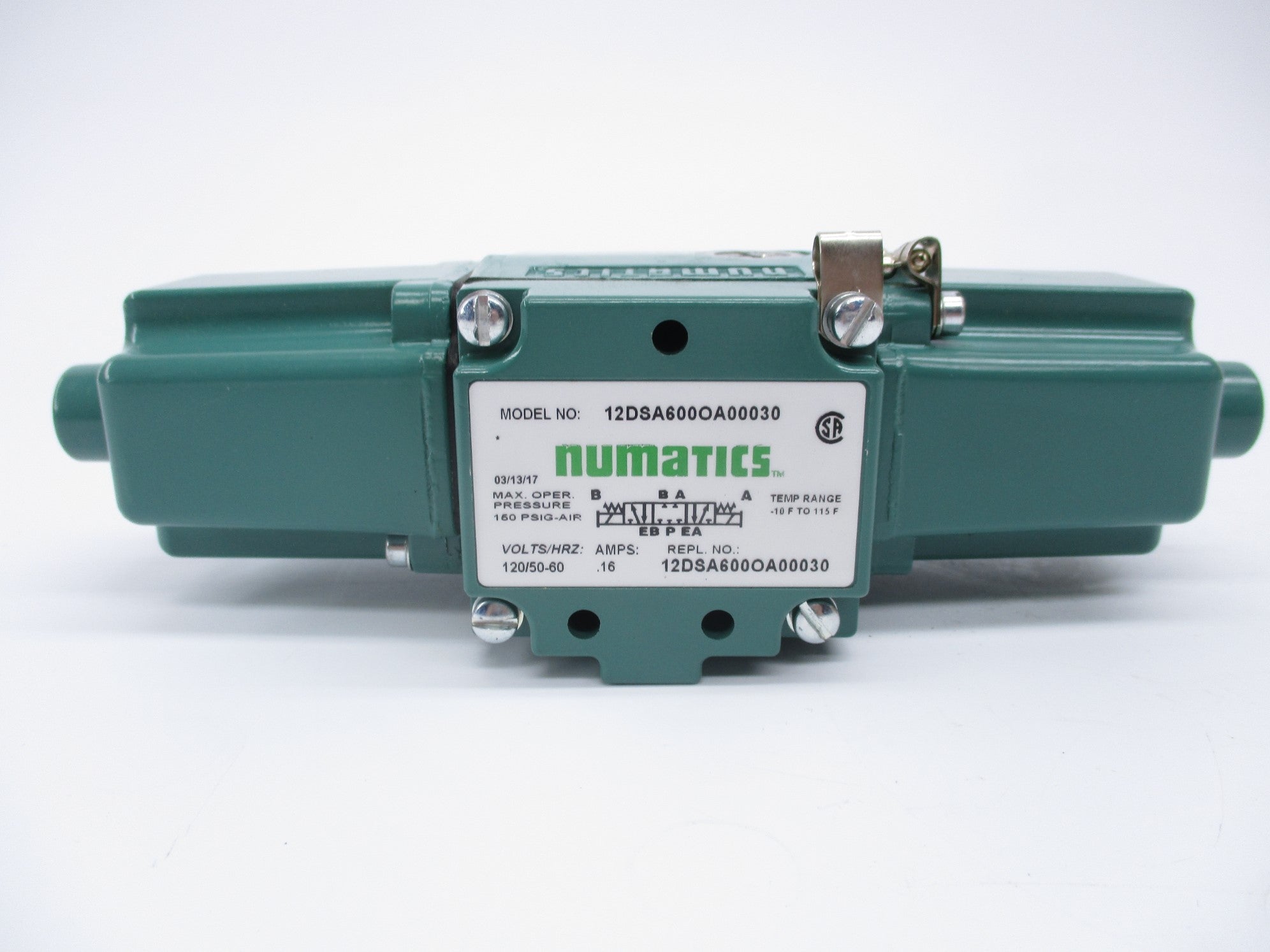 NUMATICS 12DSA600OA00030 120V NSNP