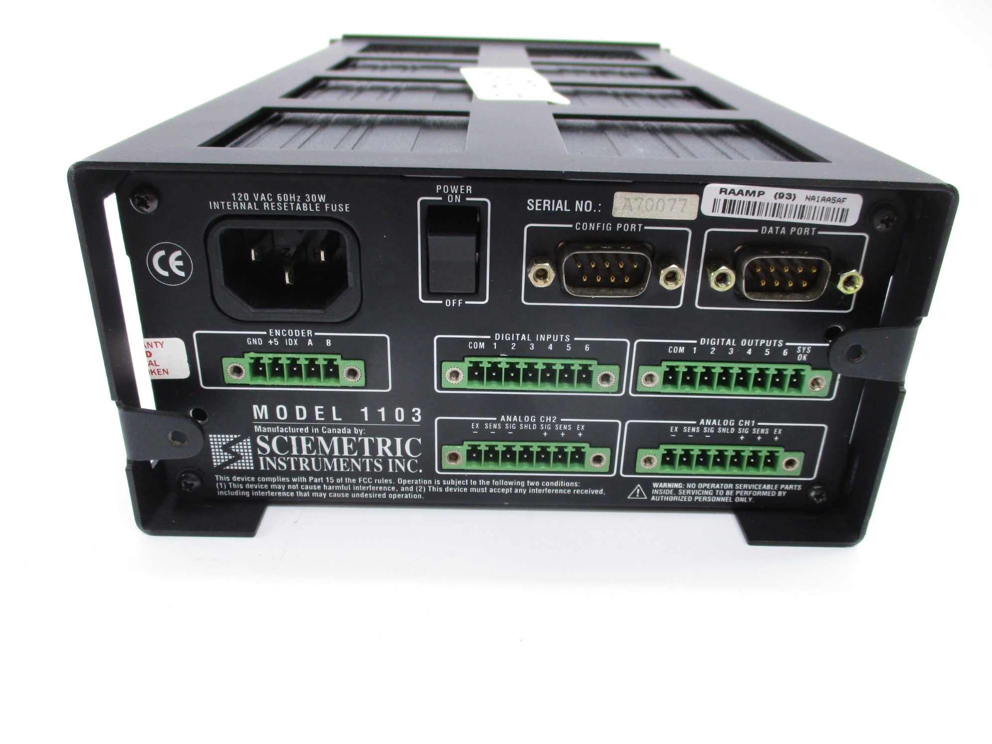 SCIEMETRIC 1103 UNMP