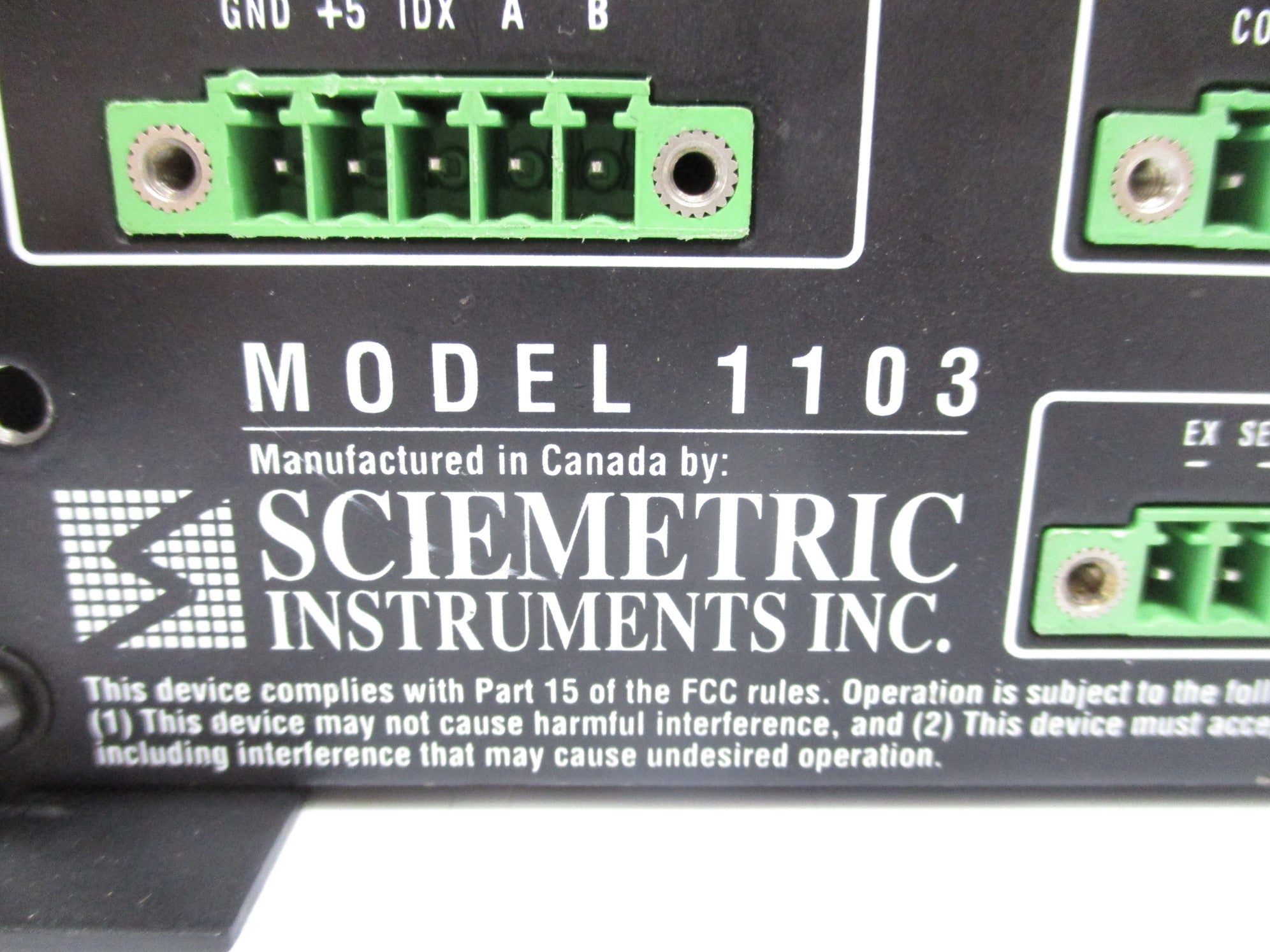 SCIEMETRIC 1103 UNMP