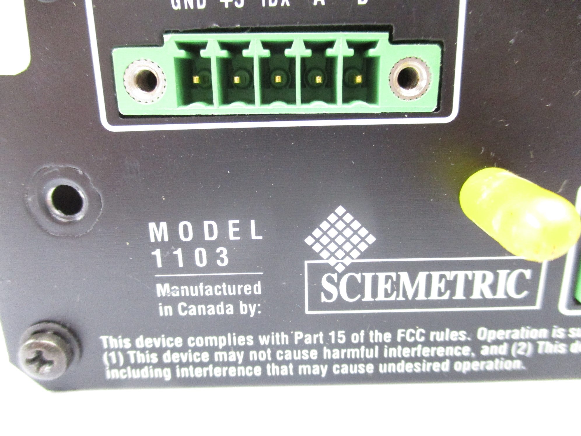 SCIEMETRIC 1103 NSNP