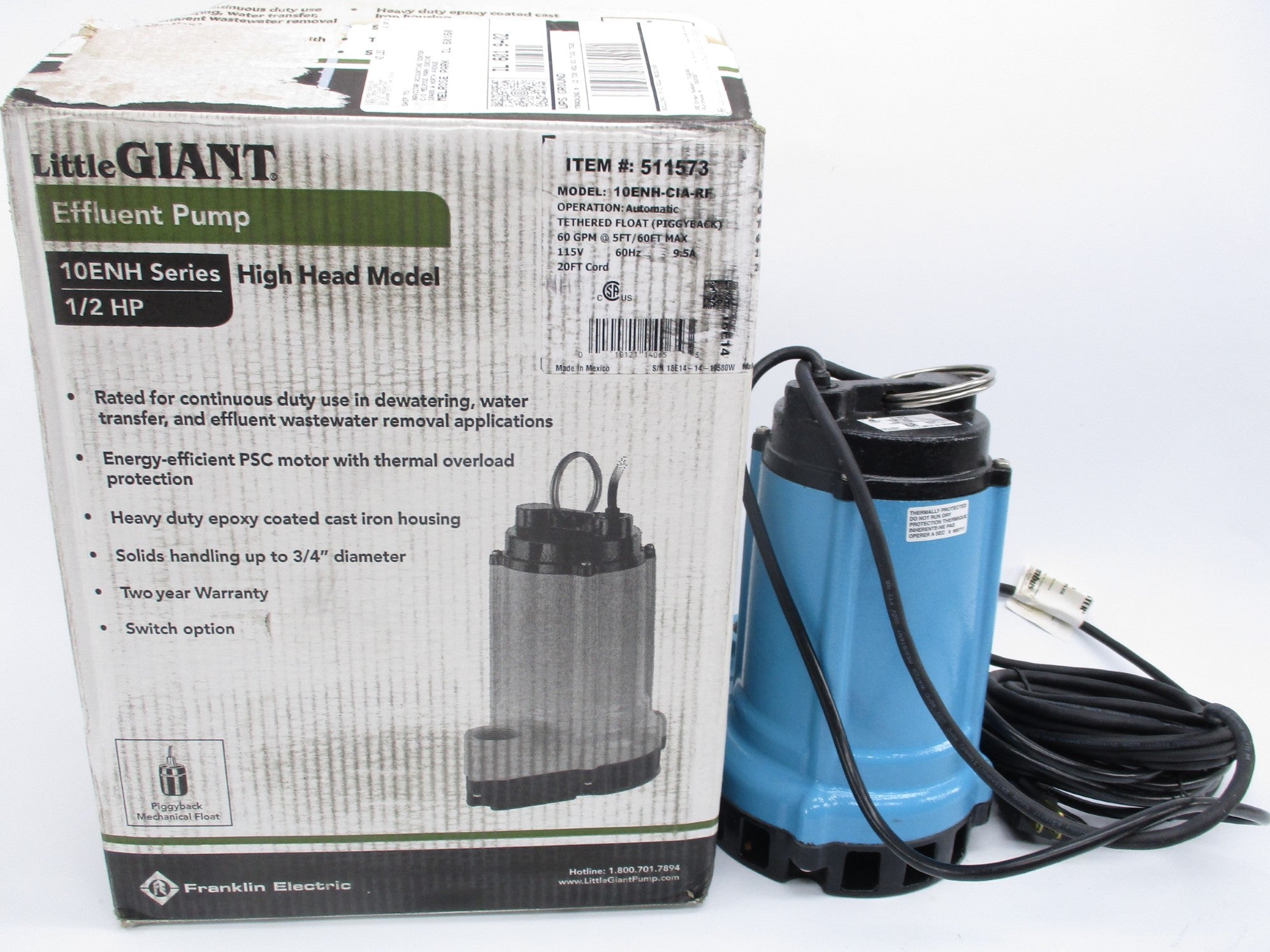 LITTLE GIANT 10ENH-CIA-RF NSMP