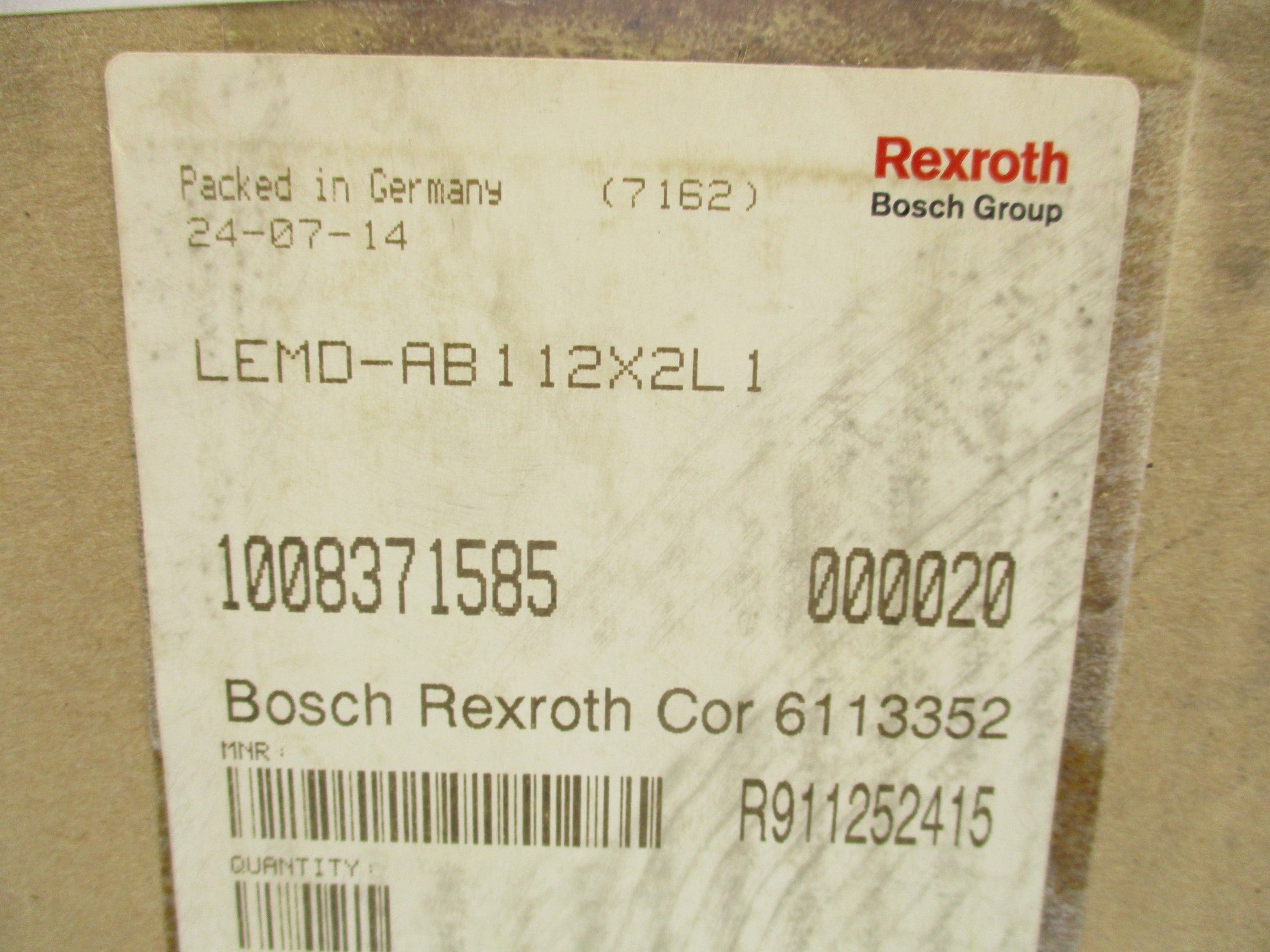 REXROTH LEMD-AB112X2L1 NSMP
