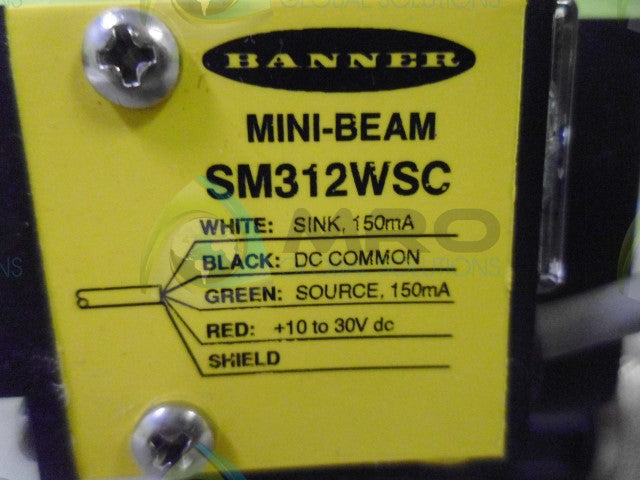 Banner Engineering SM312WSC MINIBEAM **GENUINE**