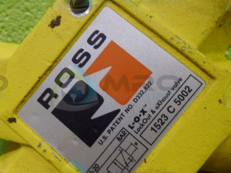 ROSS 1523 C5002 EXHAUST VALVE *USED*