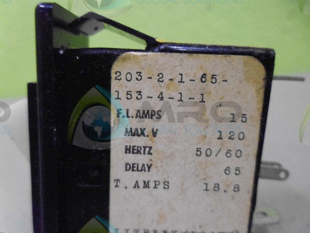 AIR PAX 203-2-1-65 CIRCUIT BREAKER*NEW NO BOX*