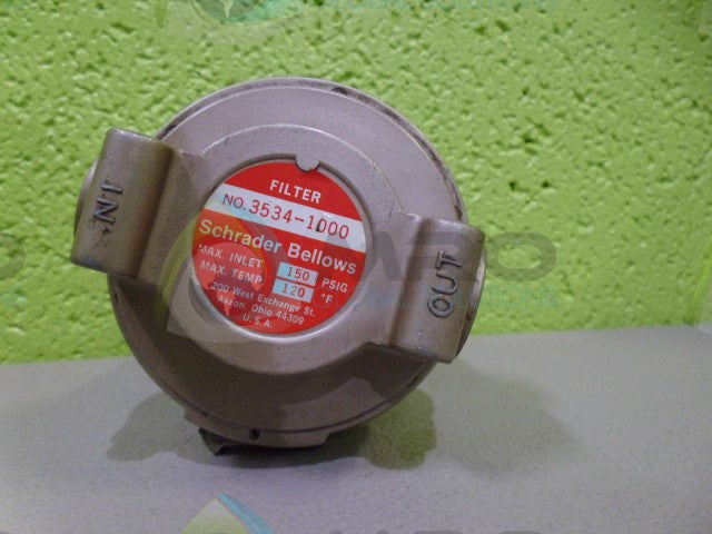 SCHRADER BELLOWS 3534-1000 FILTER *USED*