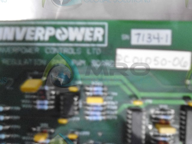 INVERPOWER PC01050-06 CHOPPER REGULATION & PWM BOARD *USED*