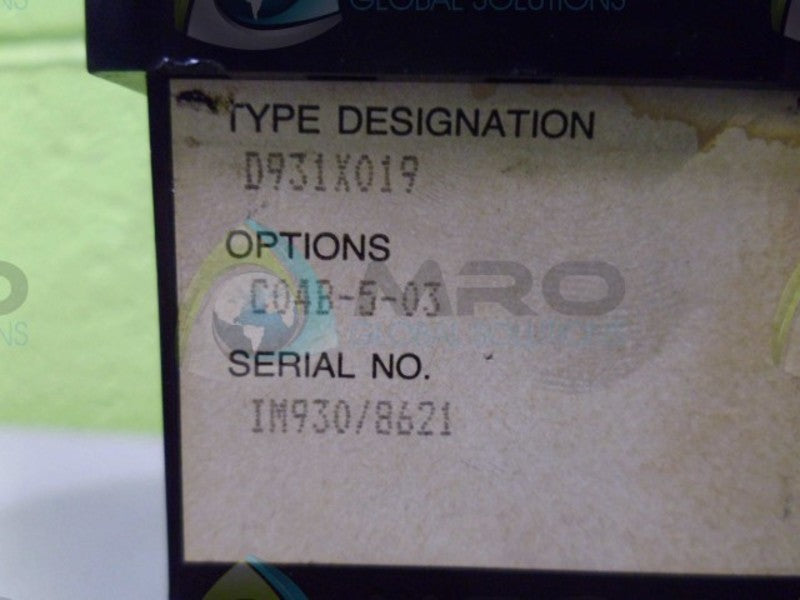 PROSET D931X019 TEMP CONTROL *USED*