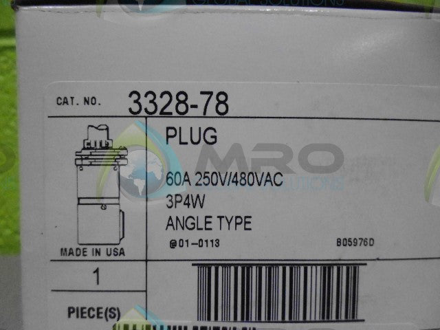 THOMAS & BETTS 3328-78 PLUG *NEW IN BOX*