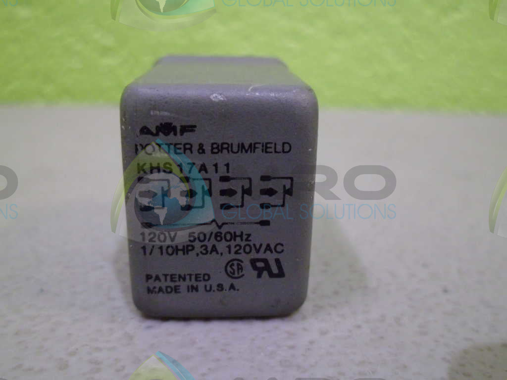 POTTER & BRUMFIELD KHS17A11 RELAY *NEW NO BOX*