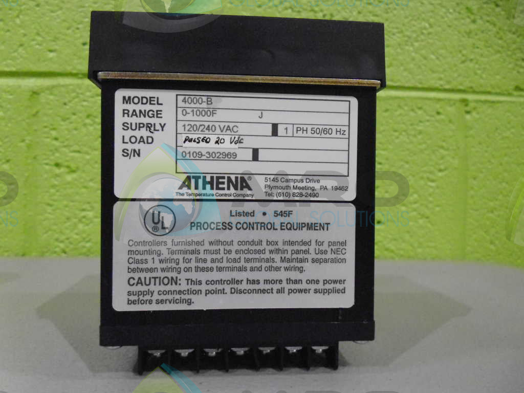 ATHENA 4000-B PROCESS CONTROL *NEW NO BOX*