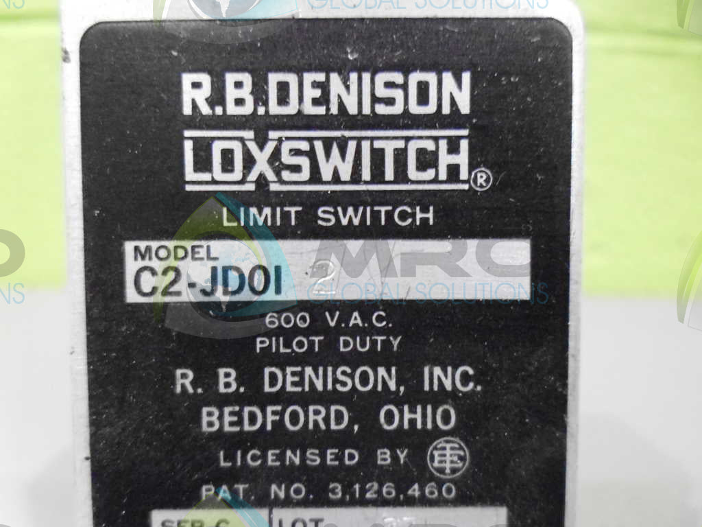 LOX SWITCH C2-JD012 LIMIT SWITCH *NEW NO BOX*