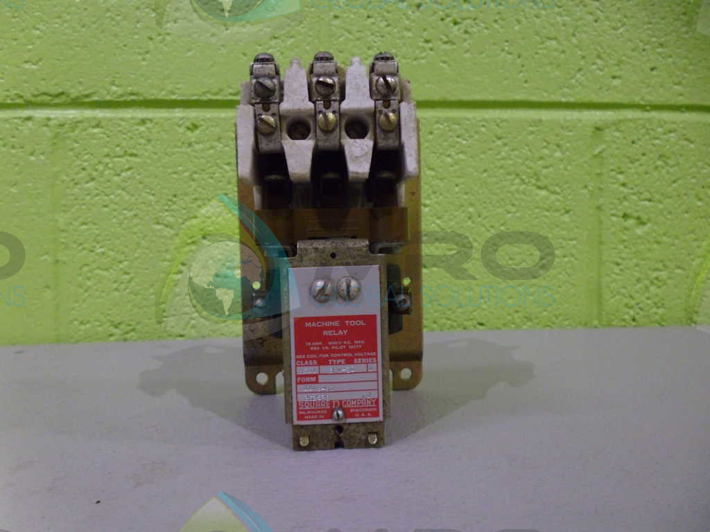 SQUARE D 8501-BR0-30 MACHINCE TOOL RELAY *USED*