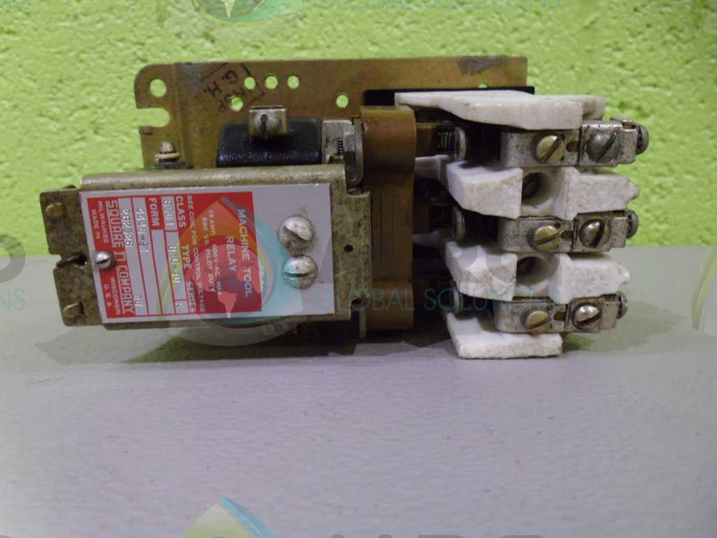 SQUARE D 8501-BR0-30 MACHINCE TOOL RELAY *USED*