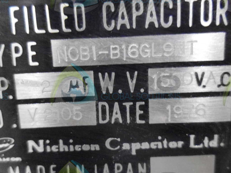 NICHICON NCB1-B1GL9NT CAPACITOR *USED*