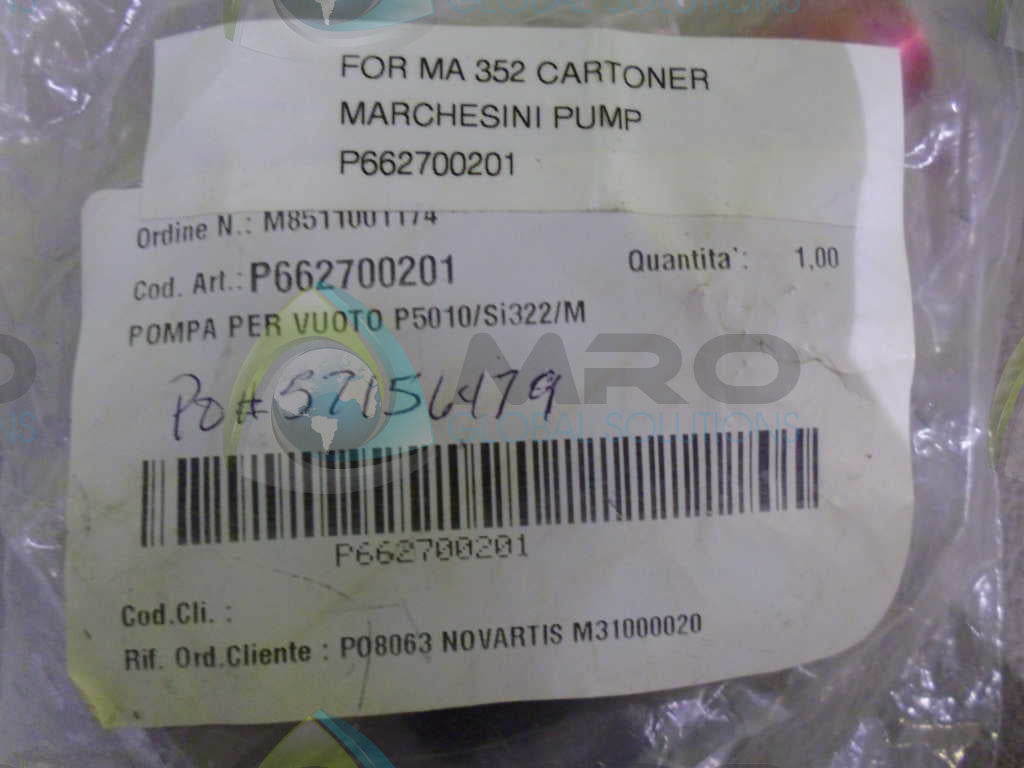 P662700201 PUMP *NEW IN BAG*