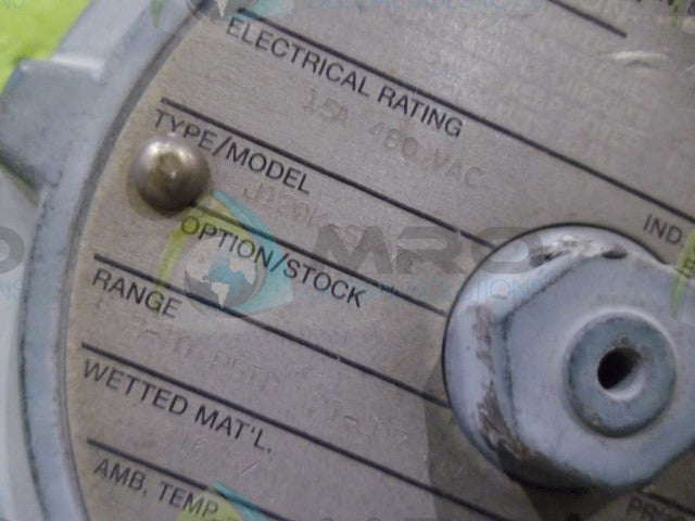 UNITED ELECTRIC J120K-S147B *USED*