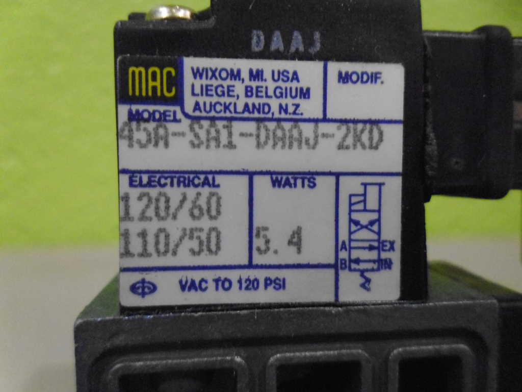 MAC 45A-SA1-DAAJ-2KD VALVE *NEW NO BOX*